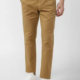 Van Heusen Sport Men Khaki Slim Fit Trousers-image-49