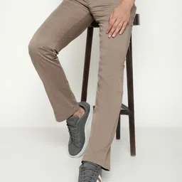 Octave Men Mid-Rise Cotton Regular Trousers-image-74