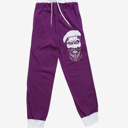VIMAL JONNEY Kids Purple & White Solid Joggers-image-17