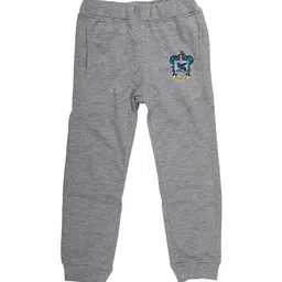 Harry Potter by Wear Your Mind Boys Grey Solid Joggers-image-40