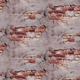 Asian royal Grey & Brown Printed Self Adhesive Waterproof Wall Sticker-image-86