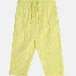 MINI KLUB Girls Regular Fit Mid-Rise Pure Cotton Trouser-image-100