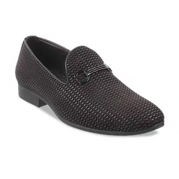 WALKWAY by Metro Men Textured Round-Toe Formal Loafers-image-64