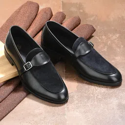 House of Pataudi Men Formal Slip-On Loafers-picture-12