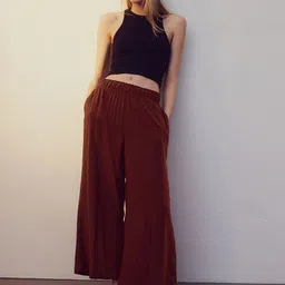 H&M Women Cropped Pull-On Trousers-picture-23