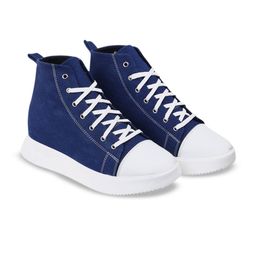 Bxxy Men Mid-Top Denim Sneakers-image-50