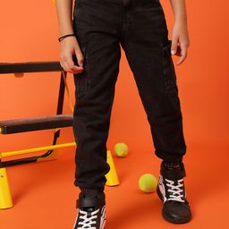 TALES & STORIES Boys Mid-Rise Jogger Trousers-picture-26