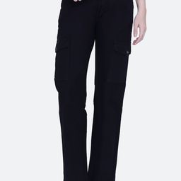 FCK-3 Women Smart High-Rise Cargos Trousers-image-93