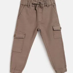 Chicco Boys Relaxed Mid-Rise Easy Wash Cargos Trousers-22