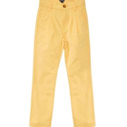 KIABI Boys Pleated Cotton Chinos Casual Trouser-image-67