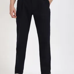 Tommy Hilfiger Men Mid-Rise Regular Fit Pleated Chinos Trouser-image-93