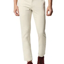 Basics Men Tapered Fit Cotton Chinos Trouser-picture-20