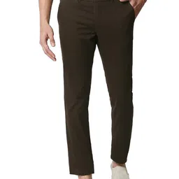 Basics Men Tapered Fit Mid-Rise Cotton Trouser-image-68