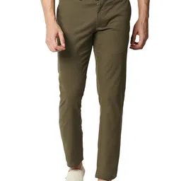 Basics Tapered Fit Chinos Trousers-image-74