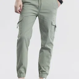 Snitch Men Mid-Rise Regular Fit Cargos Trousers-image-67