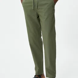Koton Men Mid-Rise Loose Fit Chinos Trouser-image-31