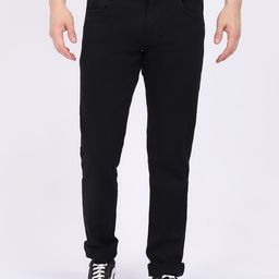 Cantabil Men Black Chinos Trousers-picture-27
