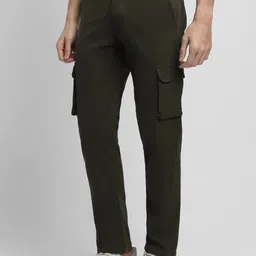 Dennis Lingo Men Urban Slim Fit Pure Cotton Cargos Trousers-image-33