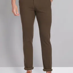 AD By Arvind Men Flat-Front Mid-Rise Slim Fit Chinos-image-72