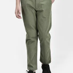 Crimsoune Club Boys Slim Fit Chinos Trousers-image-82