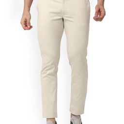Basics Men Slim Fit Chinos Trousers-image-37