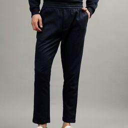 Iconic Men Mid-Rise Slim Fit Cotton Chinos Casual Trousers-image-38