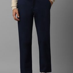 Louis Philippe Men Mid-Rise Slim Fit Chinos Trousers-image-90