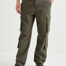 Koton Men Cotton Cargos Trousers-image-29