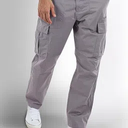 Celio Men Mid-Rise Cargos Trousers-image-99