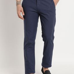 Turtle Men Relaxed Skinny Fit Chinos Trouser-image-78