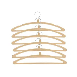Kuber Industries Cream Coloured 24 Pieces Cloth Hangers-17