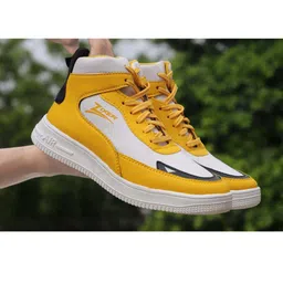 Zixer Men Yellow Sneakers-picture-21