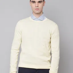 Bruun & Stengade Men Yellow Linen Cotton Pullover-image-98