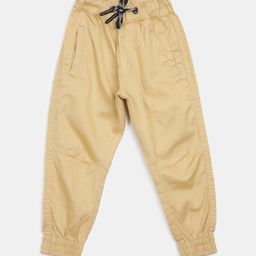 V-Mart Boys Mid-Rise Twill Cotton Joggers-image-63