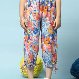 Biba Girls Floral Printed Joggers-image-35