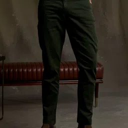 Andamen Men Ultra Mid-Rise Stretchable Cotton Denim Chino-image-53