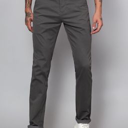 Cantabil Men Grey Comfort cotton Casual Trousers-image-66