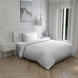 Layers Savona Grey Mild Winter 120 GSM Cotton Single Bed Comforter-image-1