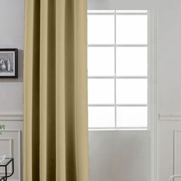 Divine Casa Beige Single Black Out Door Curtain-15