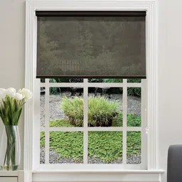 Deco Window Brown & Green Room Darkening Window Blinds-48