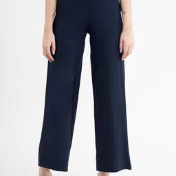 FableStreet Women LivIn Air Wide Leg Trousers-image-26