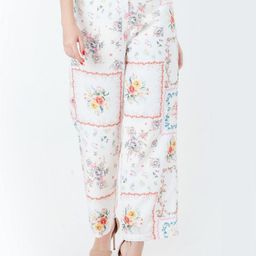 Zink London Women High-Rise Abstract Printed Parallel Trouser-image-95
