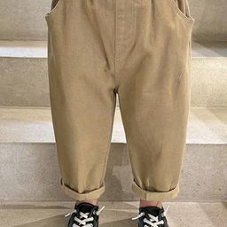 LULU & SKY Boys Tapered Fit Low-Rise Trousers-image-24