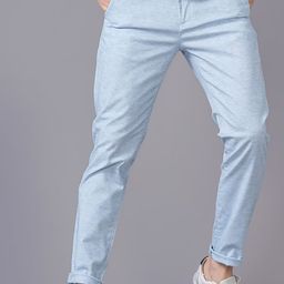 British Club Men Smart Slim Fit Low-Rise Chinos-image-53