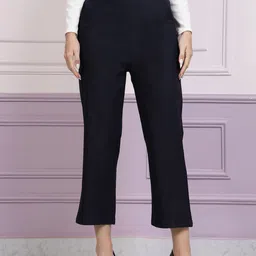 Athena Immutable Women Smart High-Rise Trousers-image-2