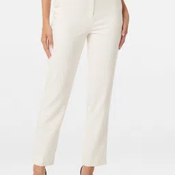 Forever New Women Relaxed Slim Fit High-Rise Formal Trousers-image-20