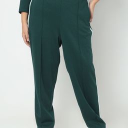 VERO MODA CURVE Women Straight Fit High-Rise Trousers-image-81