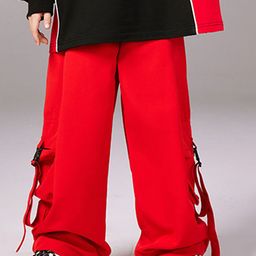 LULU & SKY Unisex Kids Straight Fit High-Rise Trousers-image-31