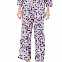 RAREISM Women Printed Straight Fit High-Rise Cotton Regular Trousers-picture-18