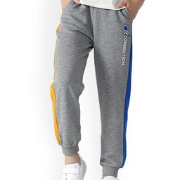 StyleCast Boys Grey Colourblocked Easy Wash Cotton Joggers Trouser-image-16